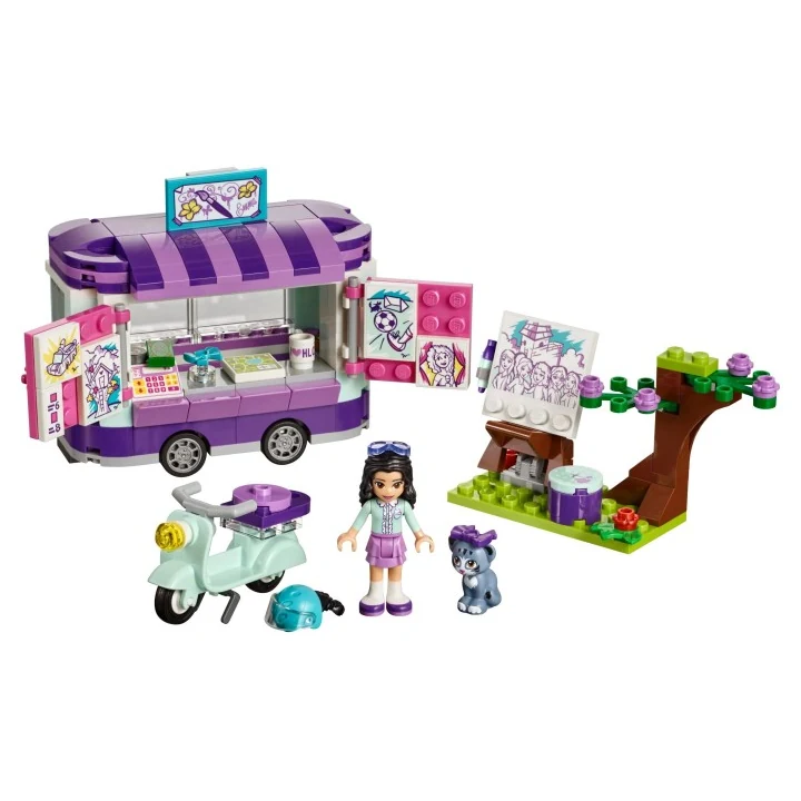 lego friends 41332 Emmas rollender Kunstkiosk