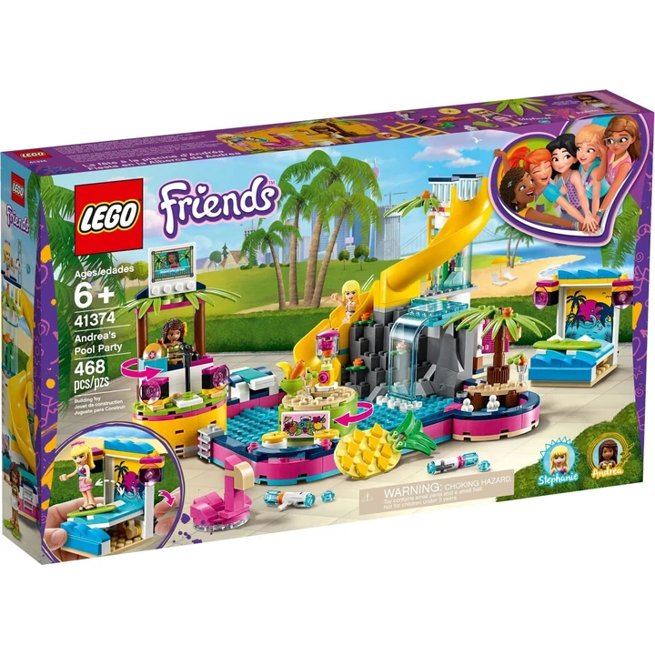 LEGO Friends 41374 Andreas Pool-Party Bild 2
