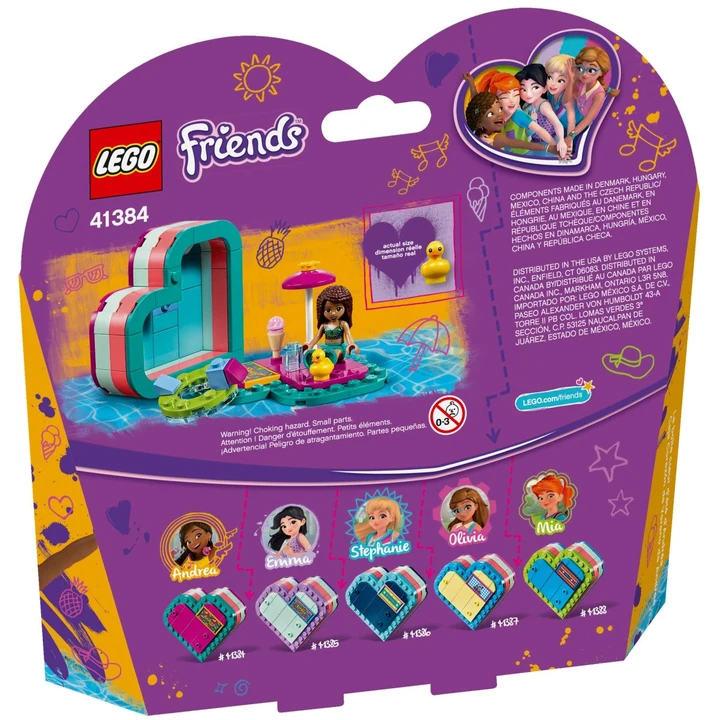 LEGO Friends 41384 Andreas sommerliche Herzbox Bild 3