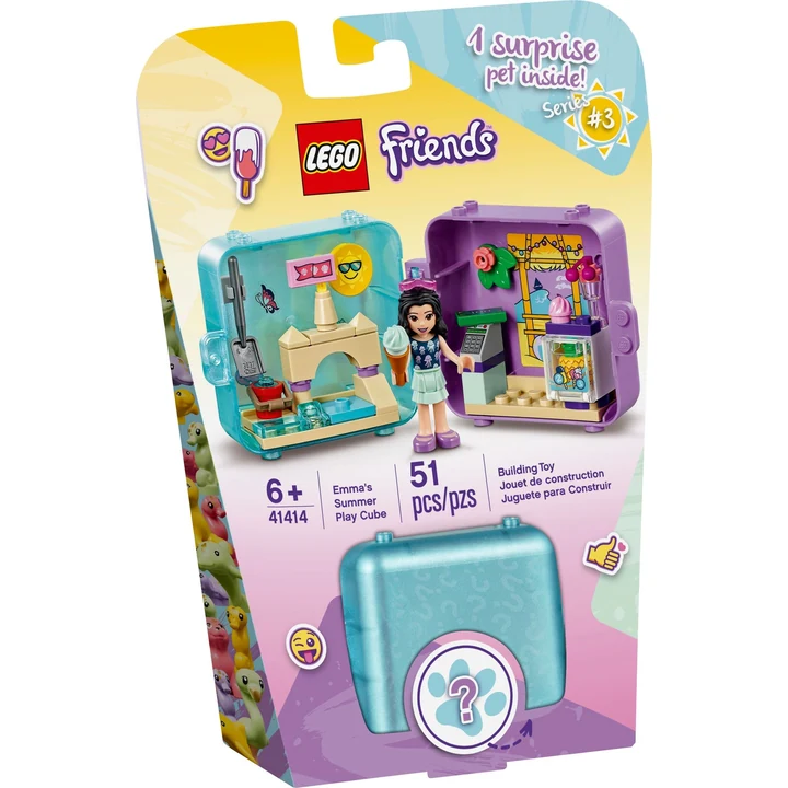 LEGO Friends 41414 Emmas Sommer Würfel - Eis Café Bild 2