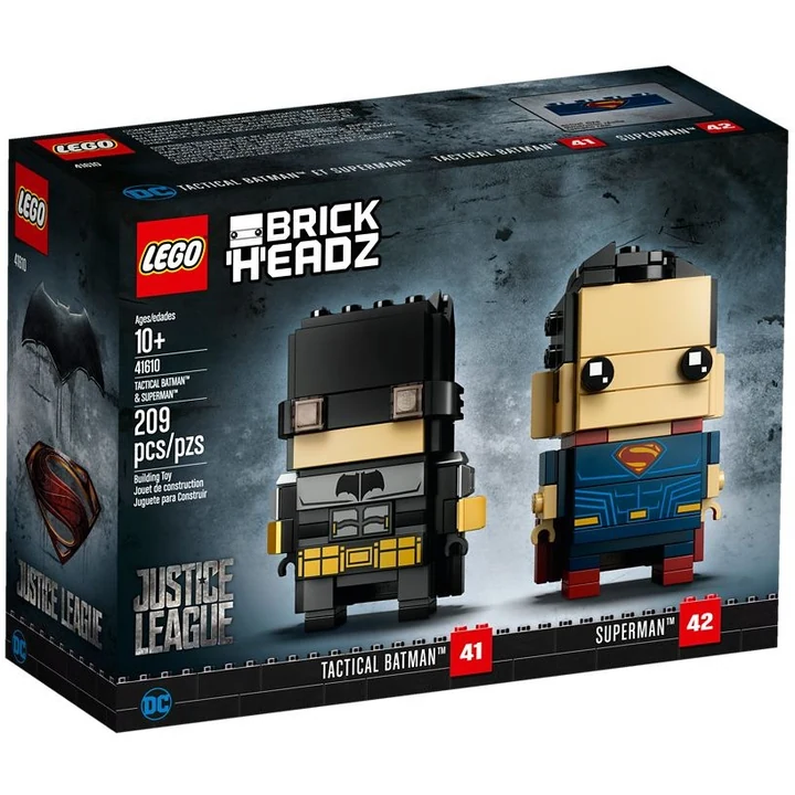 LEGO Brickheadz 41610 Tactical Batman™ &amp; Superman™ Bild 2
