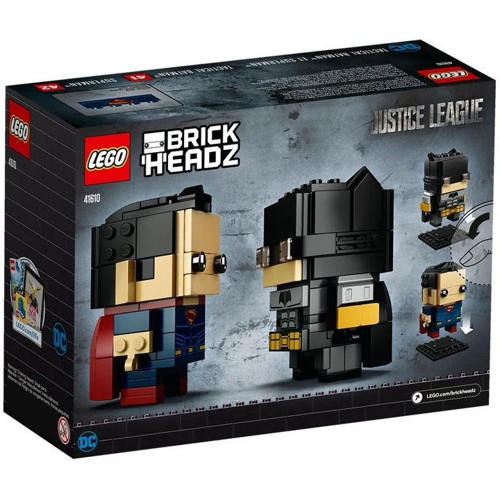LEGO Brickheadz 41610 Tactical Batman™ &amp; Superman™ Bild 3