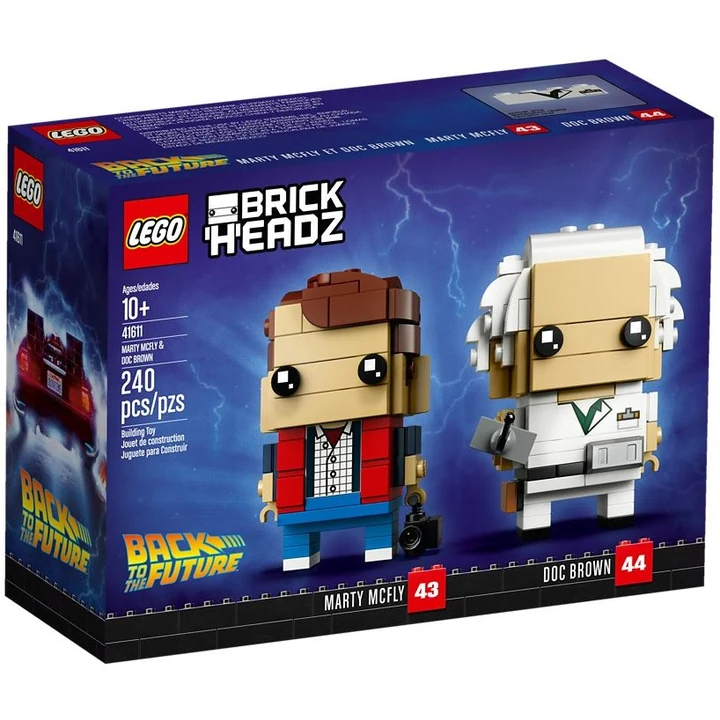 LEGO Brickheadz 41611 Marty McFly und Doc Brown Bild 2