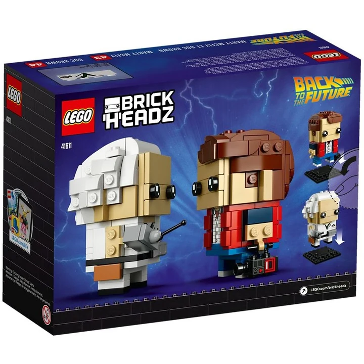 LEGO Brickheadz 41611 Marty McFly und Doc Brown Bild 3