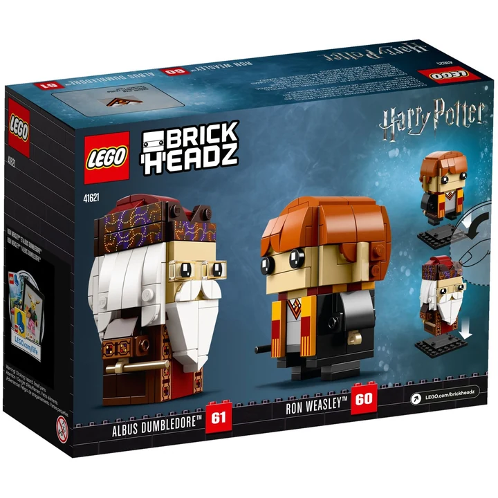 LEGO Brickheadz 41621 Ron Weasley™ und Albus Dumbledore™ Bild 4