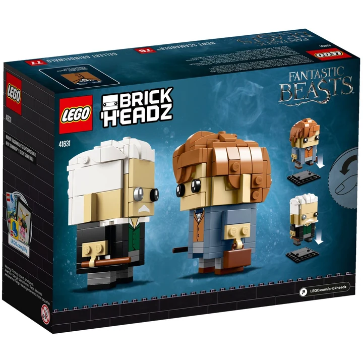 LEGO Brickheadz 41631 Newt Scamander™ und Gellert Grindelwald Bild 4