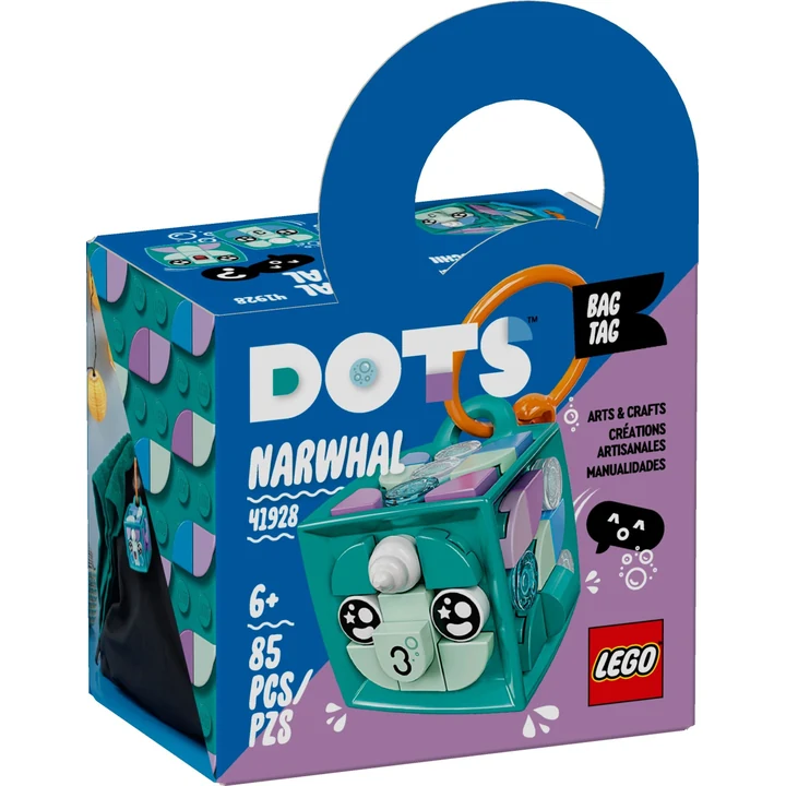 LEGO Dots 41928 Taschenanhänger Narwal Bild 2