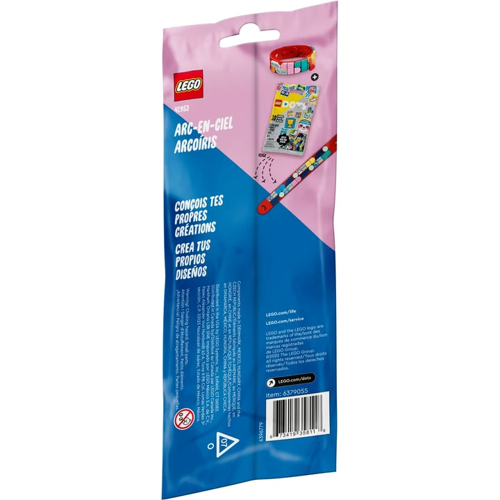 LEGO Dots 41953 Regenbogen Armband mit Anhängern Bild 8