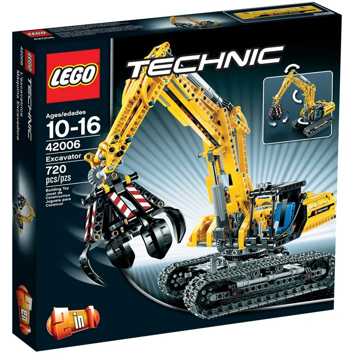 LEGO Technic 42006 Raupenbagger Bild 2