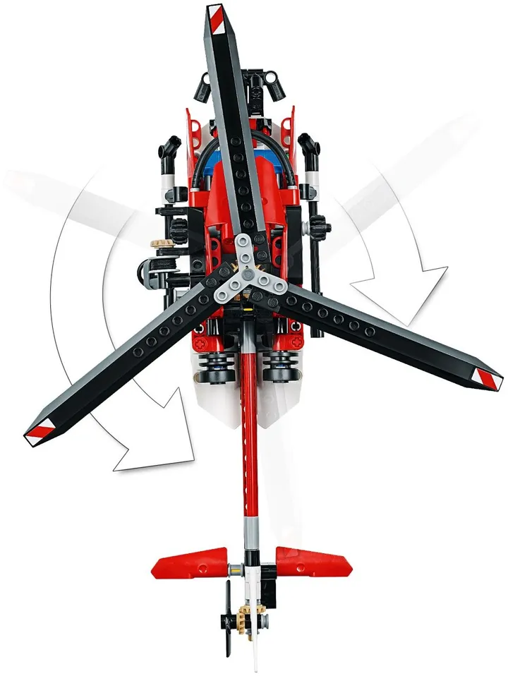 LEGO Technic 42092 Rettungshubschrauber Bild 4