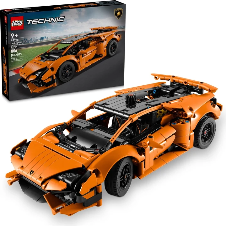 LEGO Technic 42196 Lamborghini Huracán Tecnica Orange Bild 2