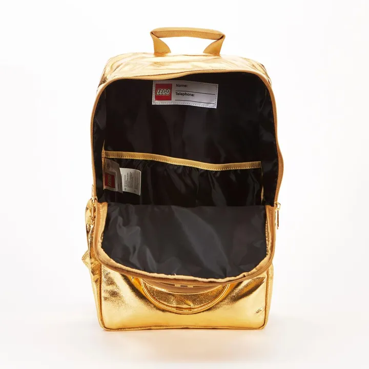 LEGO Sonstiges 5008721 LEGO Stein-Rucksack in Metallic Gold Bild 3