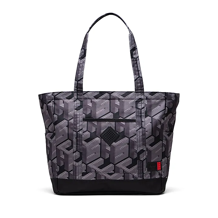 LEGO Kids 5011185 Herschel Heritage Tote - Schwarz mit Monogramm Bild 2