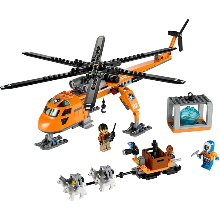 LEGO City 60034 Arktis-Helikopter mit Hundeschlitten Bild 9