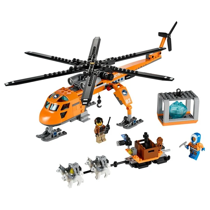 LEGO City 60034 Arktis-Helikopter mit Hundeschlitten Bild 1