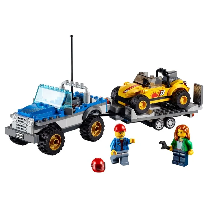 lego city 60082 Strandbuggy mit Allrad-Geländetransporter