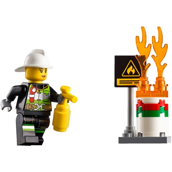 LEGO City 60107 Feuerwehrfahrzeug mit fahrbarer Leiter Bild 5