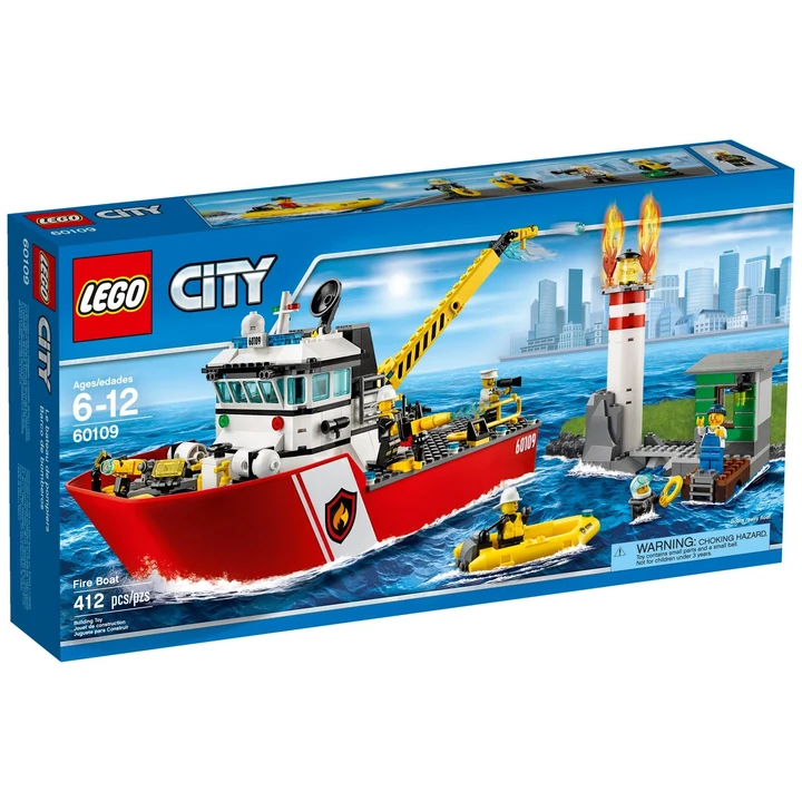 LEGO City 60109 Feuerwehrschiff Bild 2