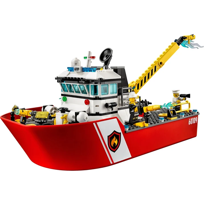 LEGO City 60109 Feuerwehrschiff Bild 9