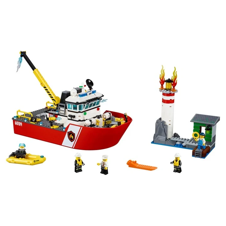 lego city 60109 Feuerwehrschiff