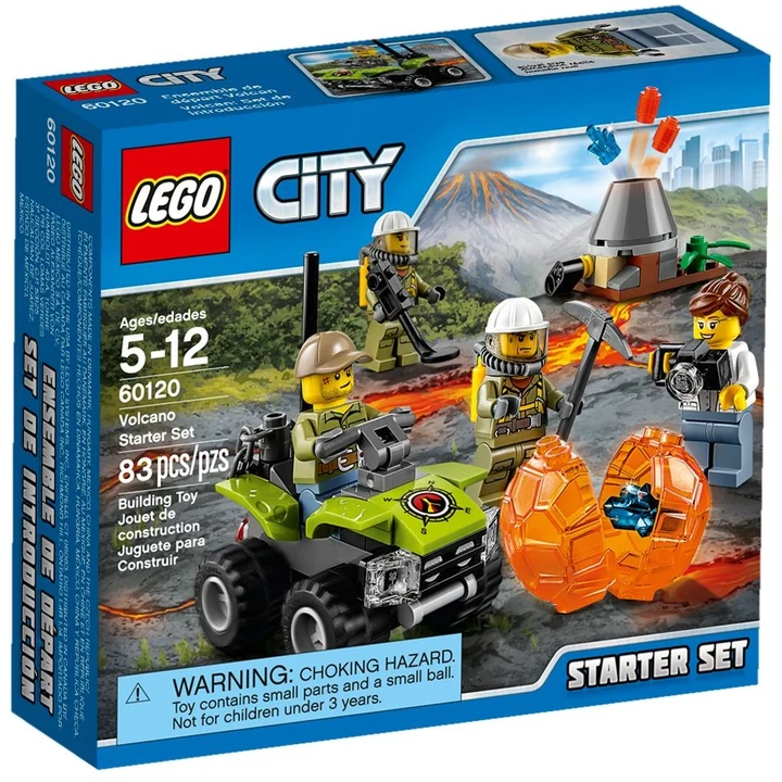 LEGO City 60120 Vulkan Starter-Set Bild 2