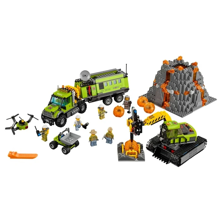 lego city 60124 Vulkan-Forscherstation