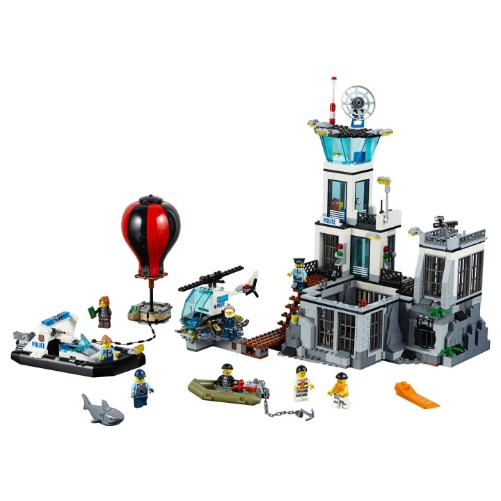 lego city 60130 Polizeiquartier auf der Gefängnisinsel