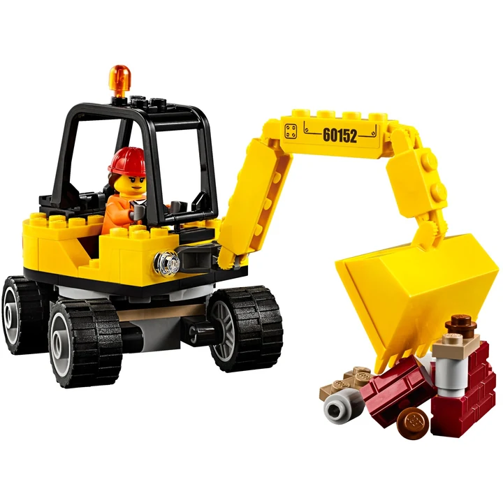 LEGO City 60152 Straßenreiniger und Bagger Bild 6