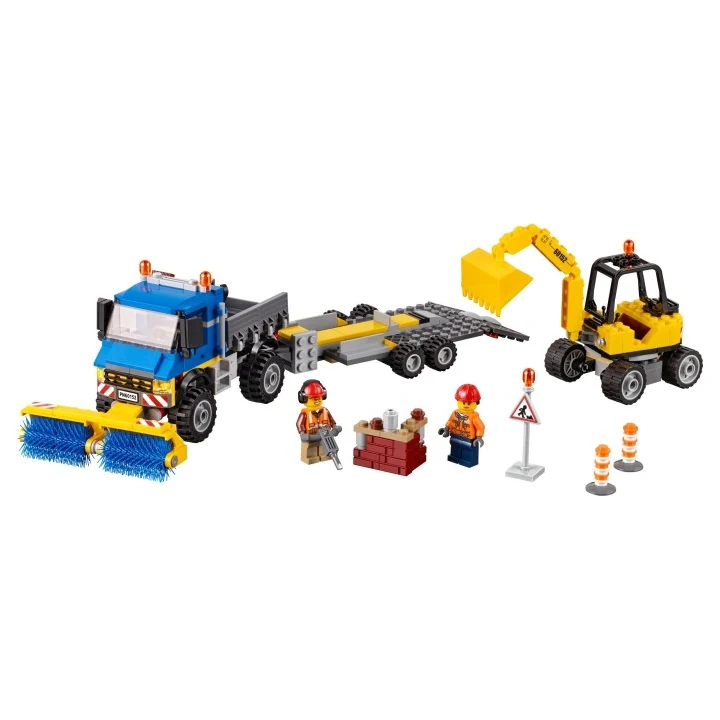 lego city 60152 Straßenreiniger und Bagger