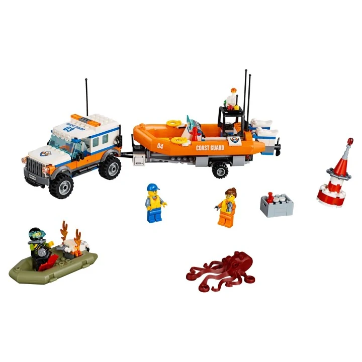 lego city 60165 Geländewagen mit Rettungsboot