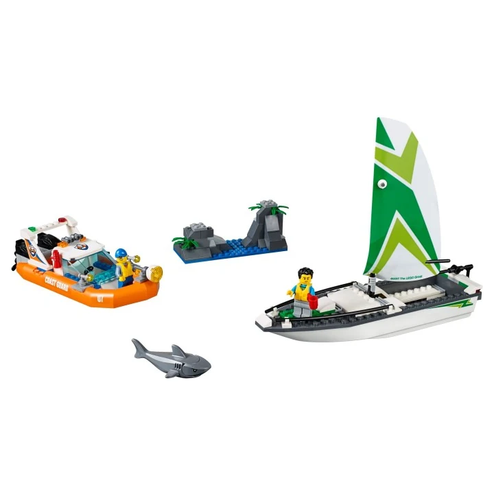 lego city 60168 Segelboot in Not