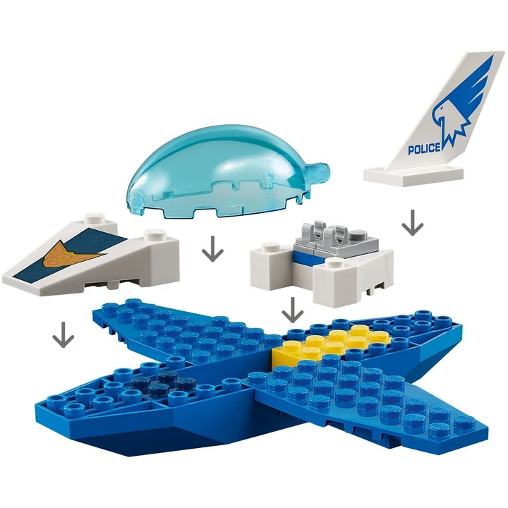 LEGO City 60206 Polizei Flugzeugpatrouille Bild 5