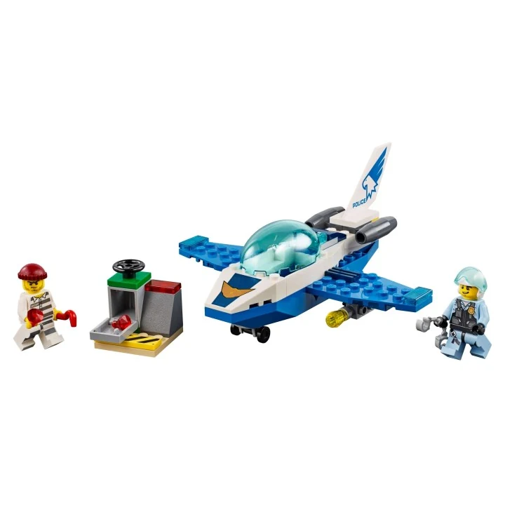 lego city 60206 Polizei Flugzeugpatrouille