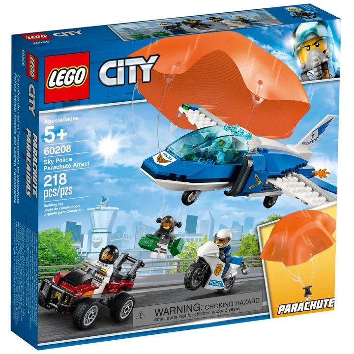 LEGO City 60208 Polizei Flucht mit Fallschirm Bild 2