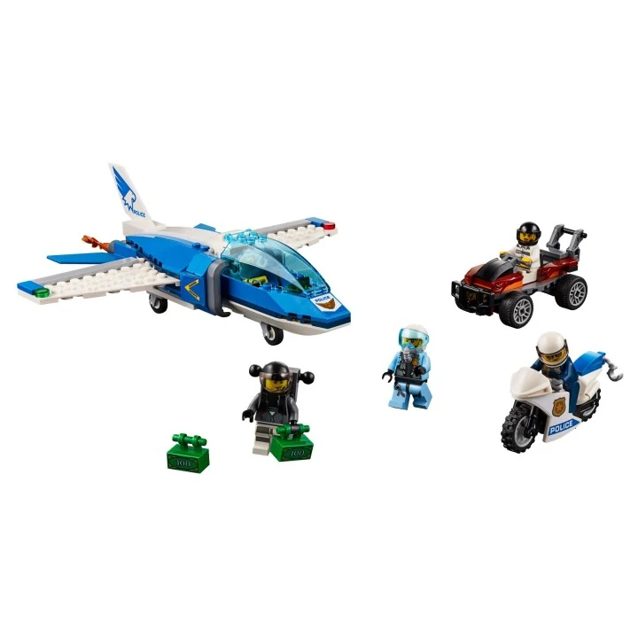 lego city 60208 Polizei Flucht mit Fallschirm