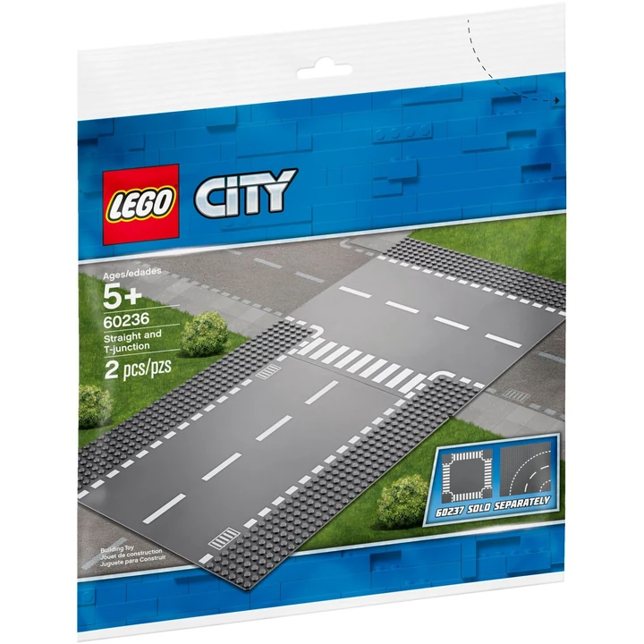 LEGO City 60236 Gerade und T-Kreuzung Bild 2