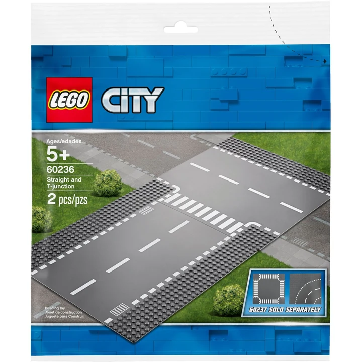 LEGO City 60236 Gerade und T-Kreuzung Bild 3