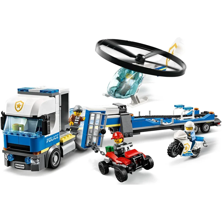 LEGO City 60244 Polizeihubschrauber-Transport Bild 3