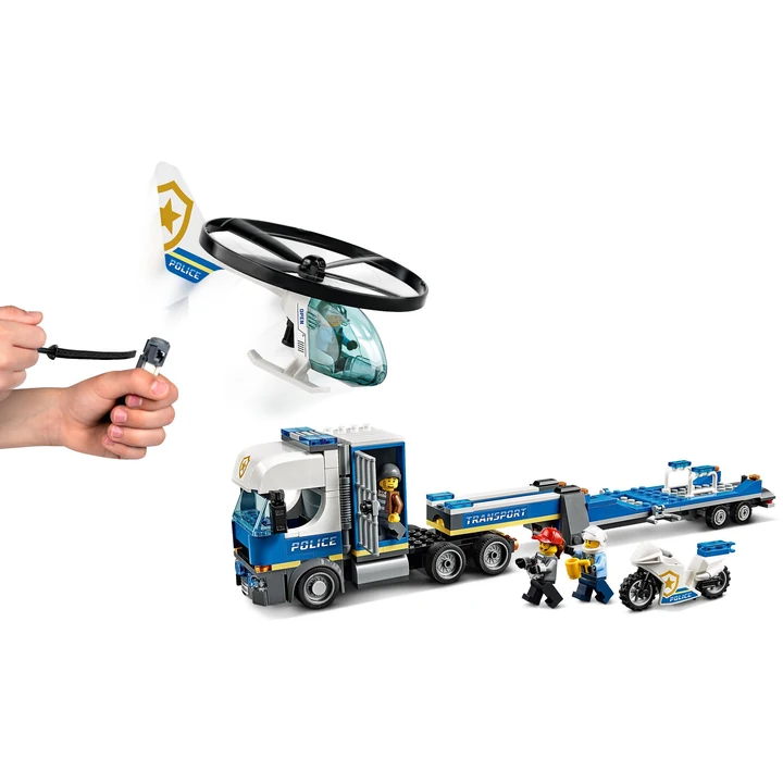 LEGO City 60244 Polizeihubschrauber-Transport Bild 4
