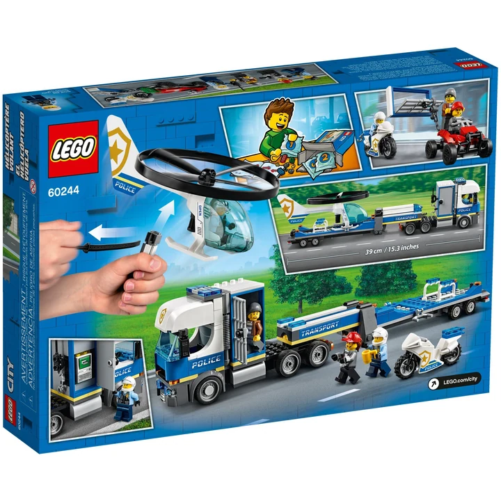 LEGO City 60244 Polizeihubschrauber-Transport Bild 5
