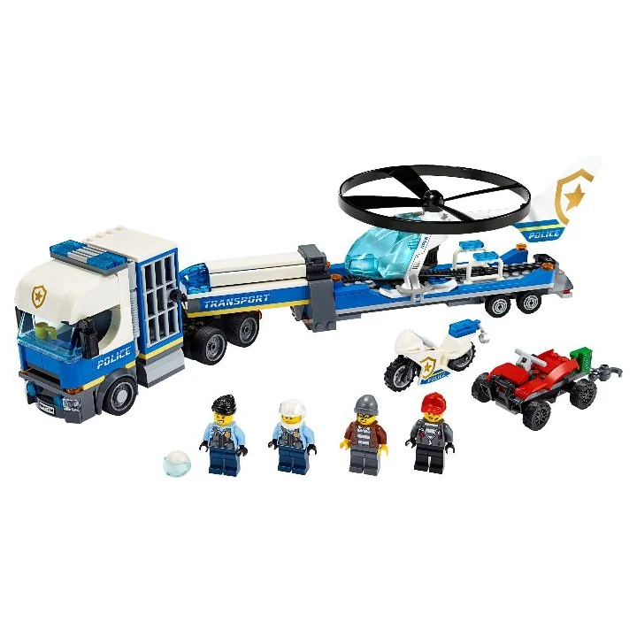 lego city 60244 Polizeihubschrauber-Transport