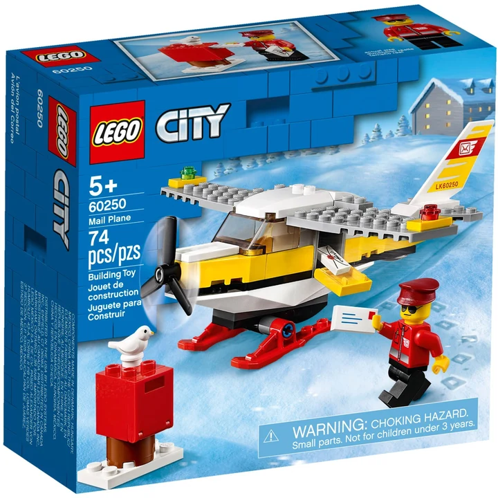 LEGO City 60250 Post-Flugzeug Bild 2