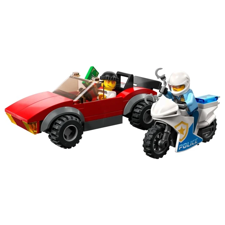 lego city 60392 Verfolgungsjagd mit dem Polizeimotorrad