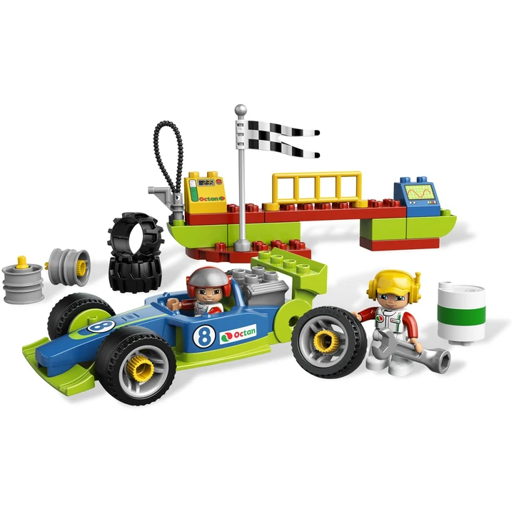 LEGO Duplo 6143 Rennfahrzeug Bild 8