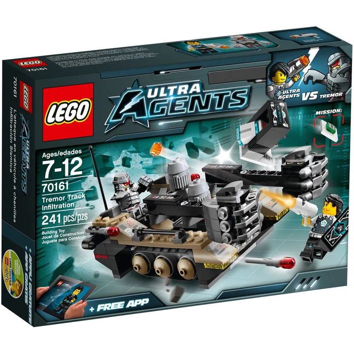 LEGO Agents 70161 Tremors Kettenfahrzeug Bild 2