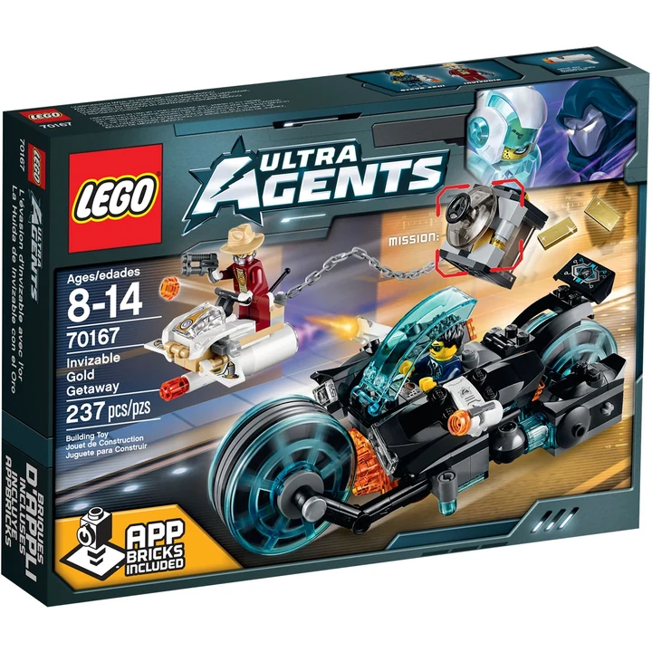 LEGO Agents 70167 Invizable's Goldraub Bild 2
