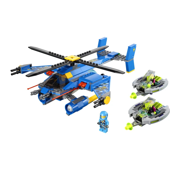 LEGO Weltraum 7067 Alien Conquest : Einsatz im Rotor-Jet Bild 3