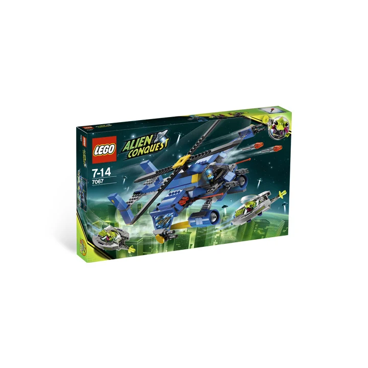 LEGO Weltraum 7067 Alien Conquest : Einsatz im Rotor-Jet Bild 4