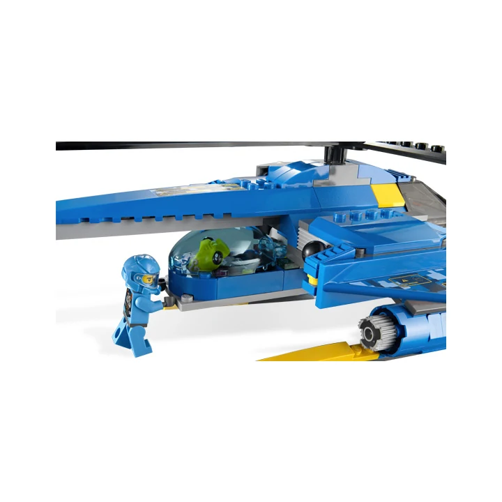 LEGO Weltraum 7067 Alien Conquest : Einsatz im Rotor-Jet Bild 6