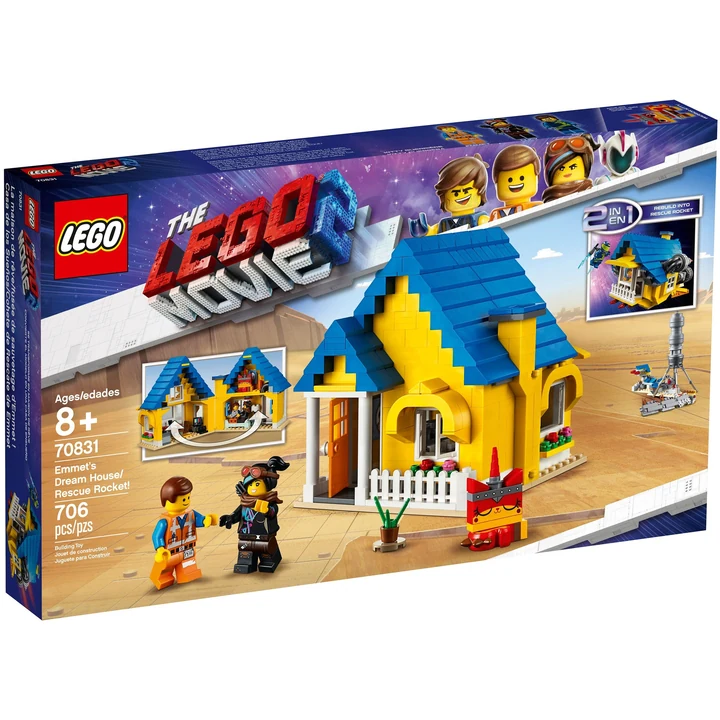 LEGO The LEGO Movie 2 70831 Emmets Traumhaus/Rettungsrakete! Bild 2